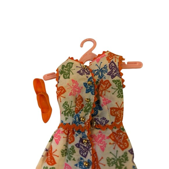 VINTAGE 1960’s BARBIE Dress Outfit #1628 Brunch Time Casserole Dishes Coffee Pot - Picture 4 of 6